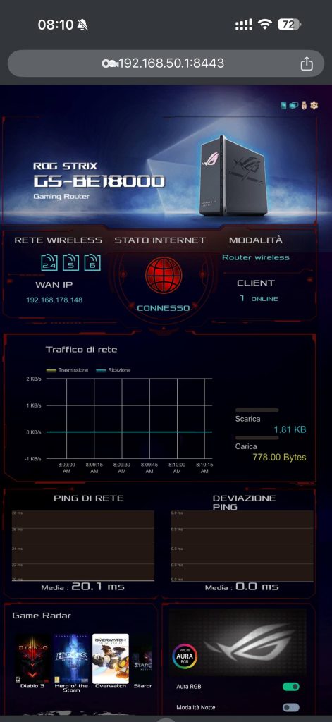 ASUS ROG STRIX GS BE18000 recensione9