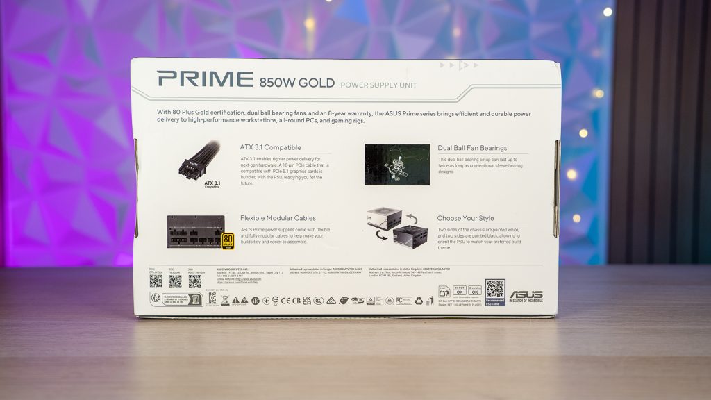 Analisi ASUS Prime AP 850G Gold2