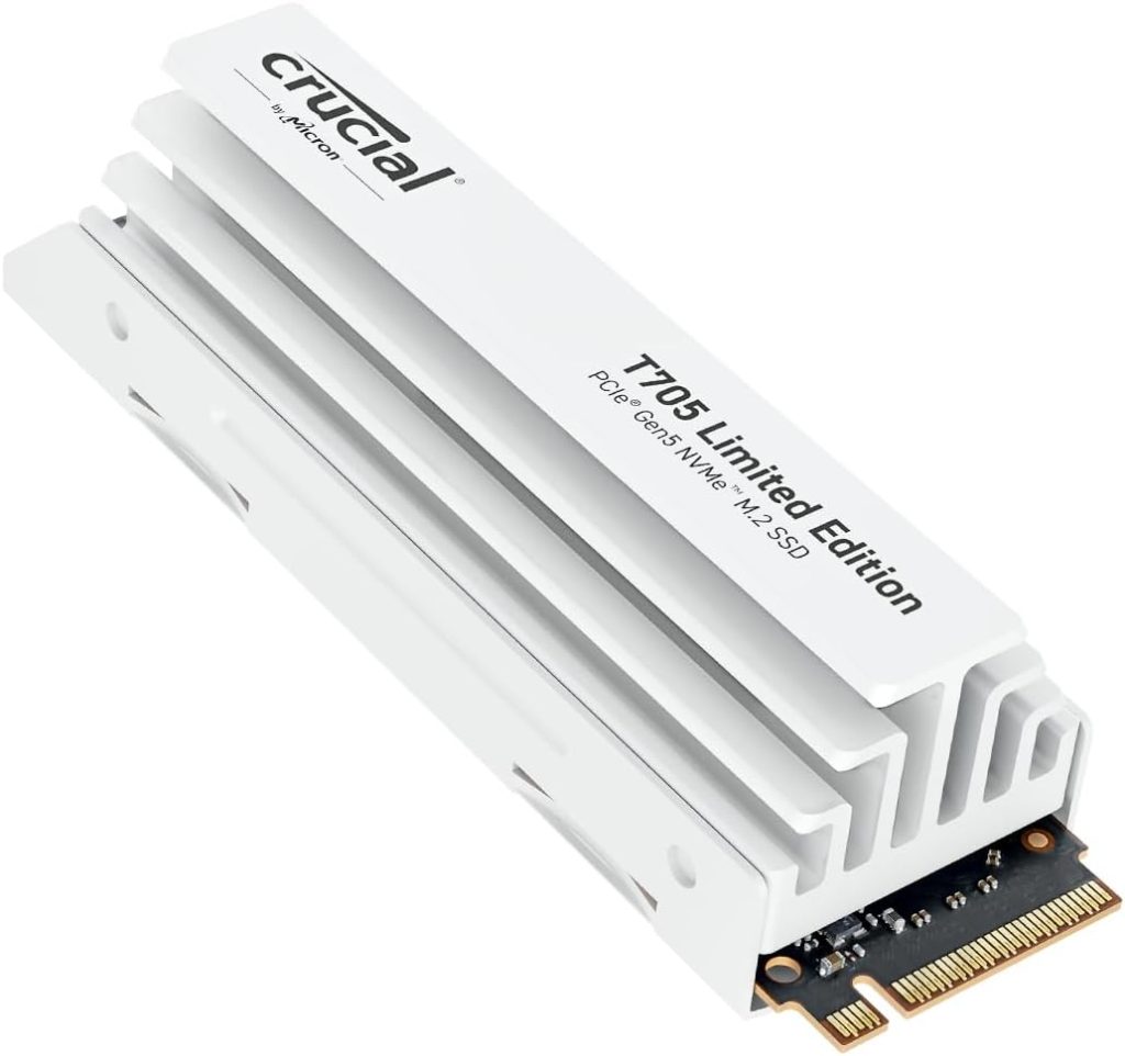 Crucial T705 SSD 2TB PCIe 5.0 (White)