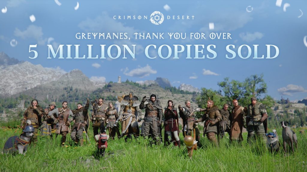 Crimson Desert Hits 5 Million